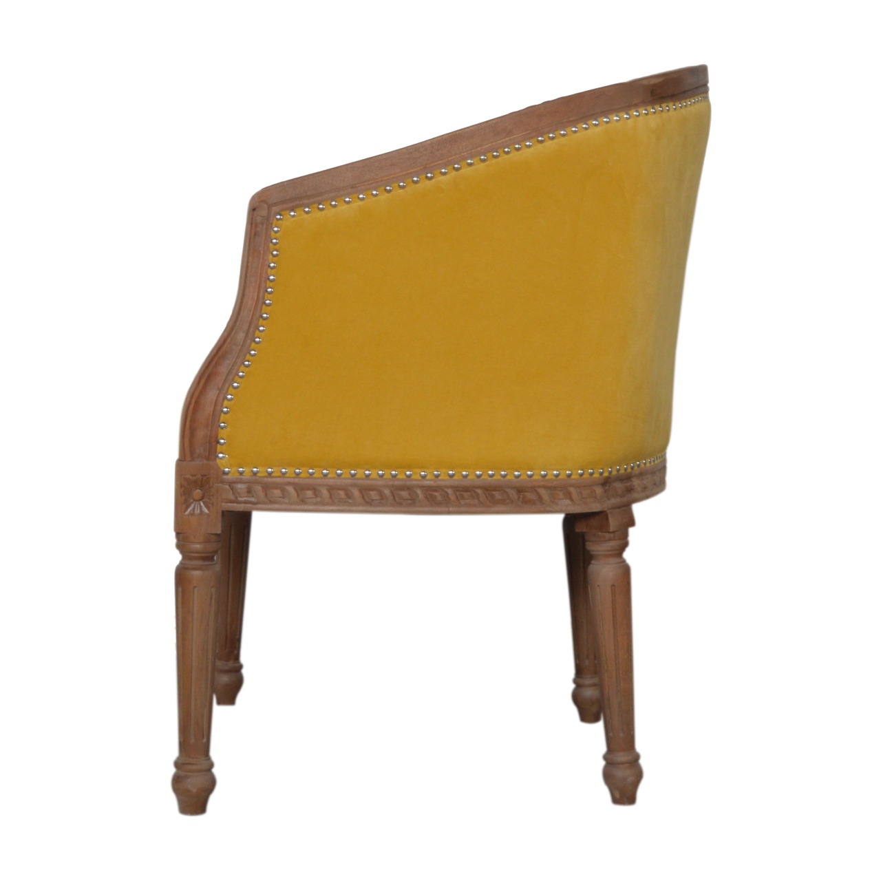 Mustard Velvet Occasional Chair - Image 8