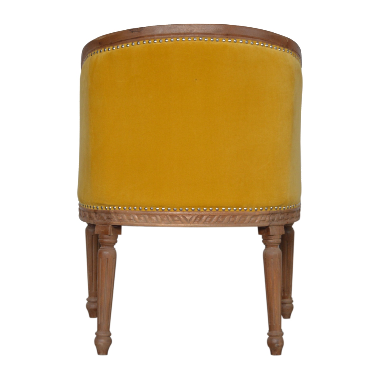 Mustard Velvet Occasional Chair - Image 9