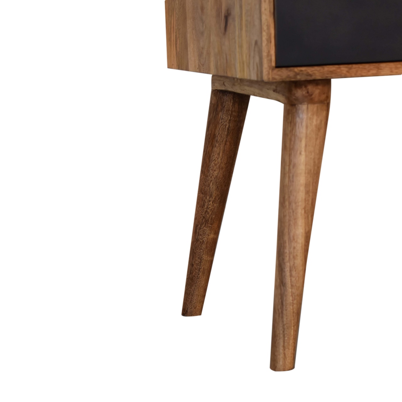 Black Patterned Bedside - Image 7