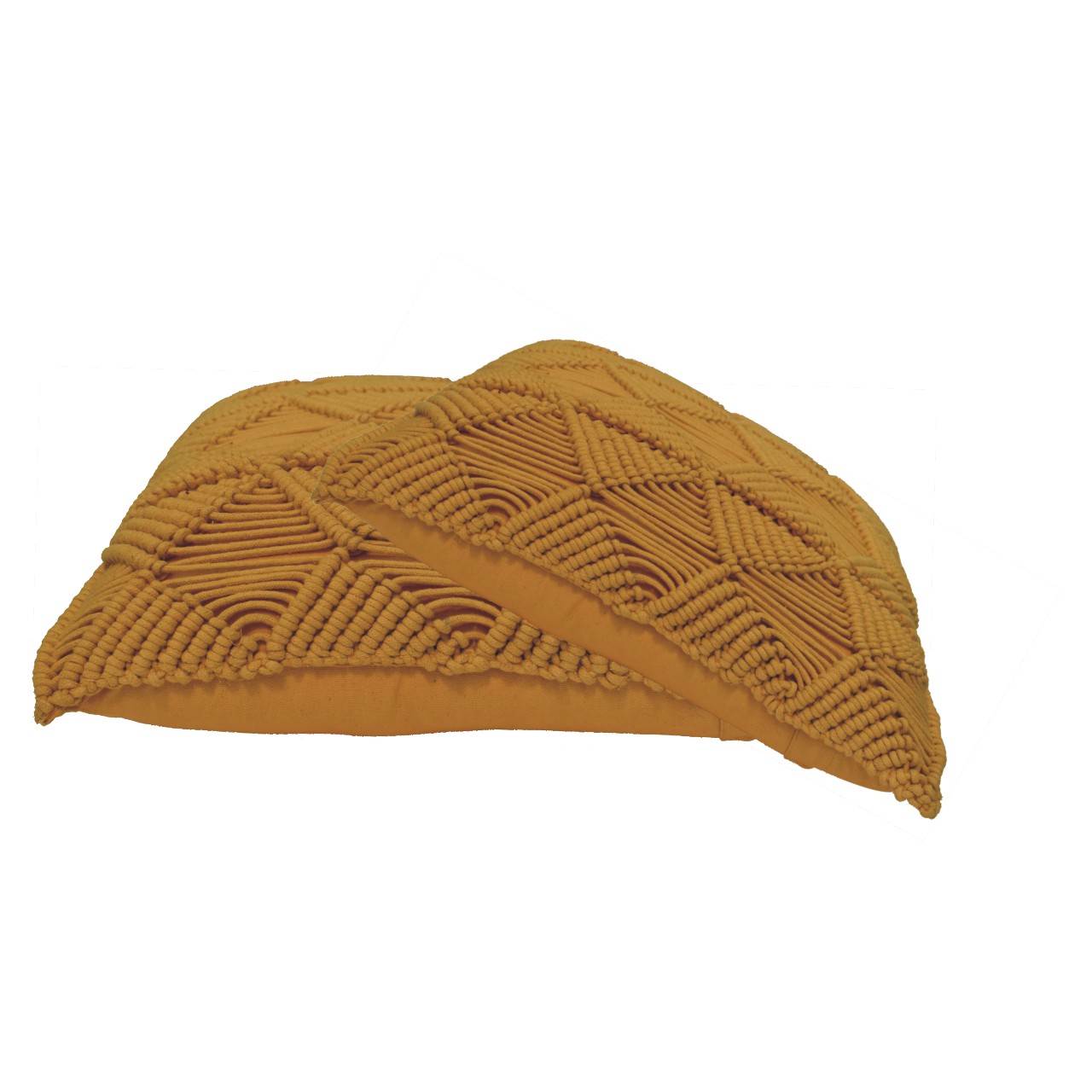 Esmi Cushion Set of 2 - Mustard - Image 2