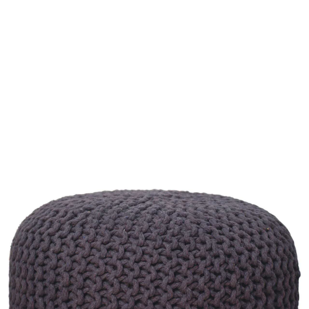 Keeva Grey Round Footstool - Image 5