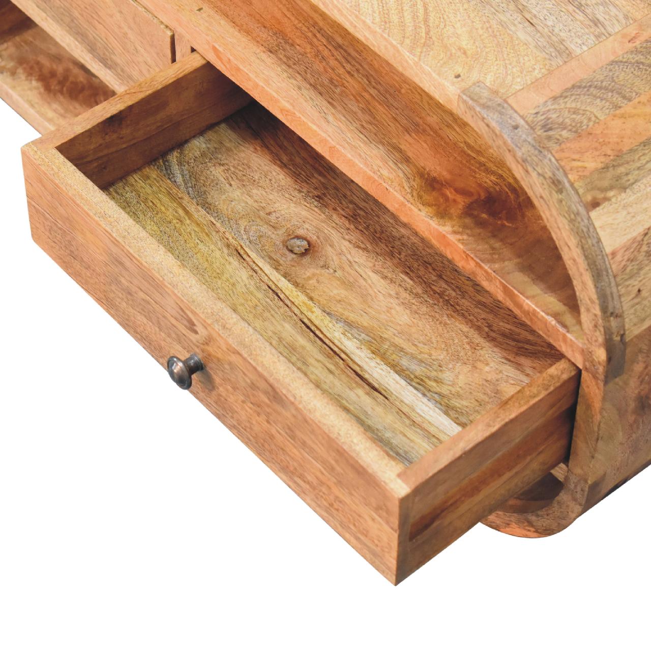 2 Drawer Curved Edge Media Unit - Image 6