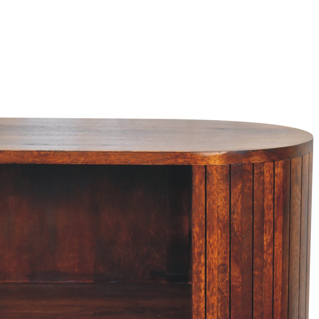 Cortez Chestnut Open Cabinet - Image 4