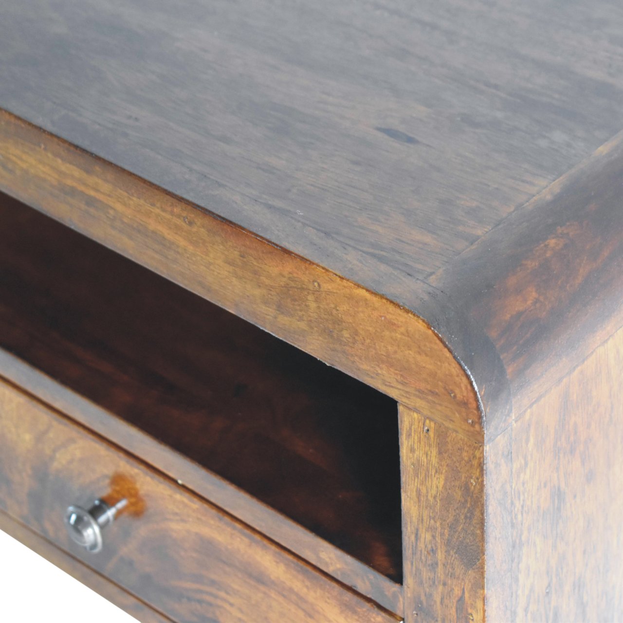 Chunky Chestnut 1 Drawer Wall Mounted Nightstand - Image 7