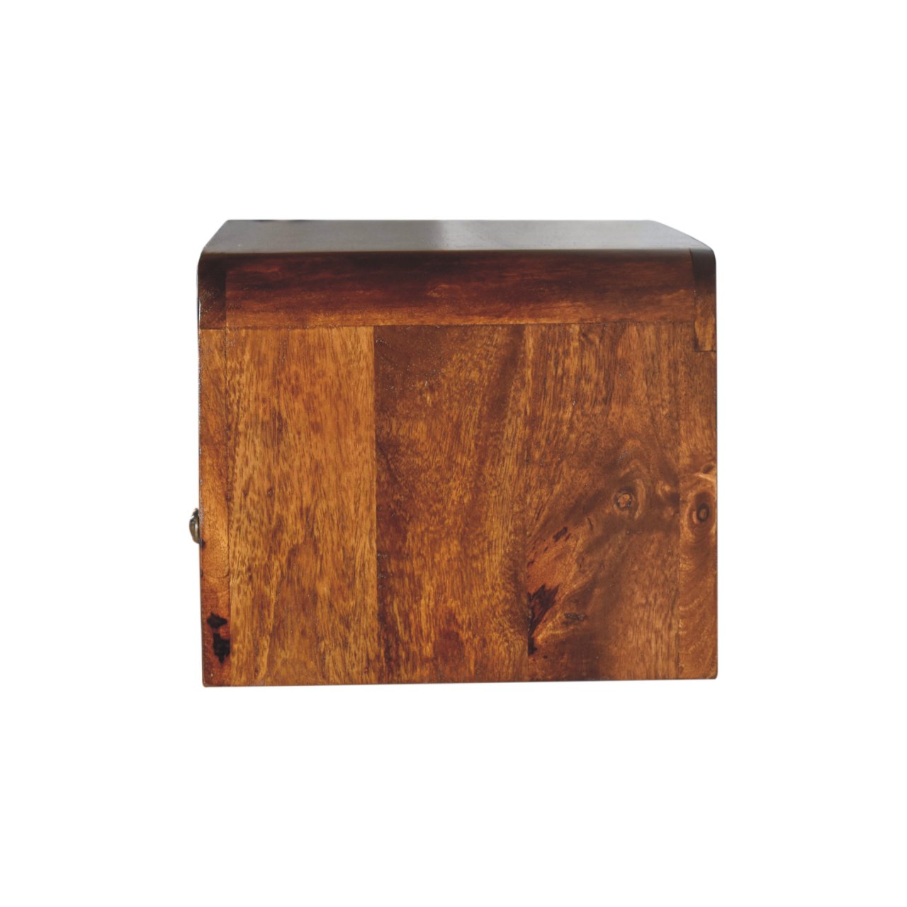 Chunky Chestnut 1 Drawer Wall Mounted Nightstand - Image 8