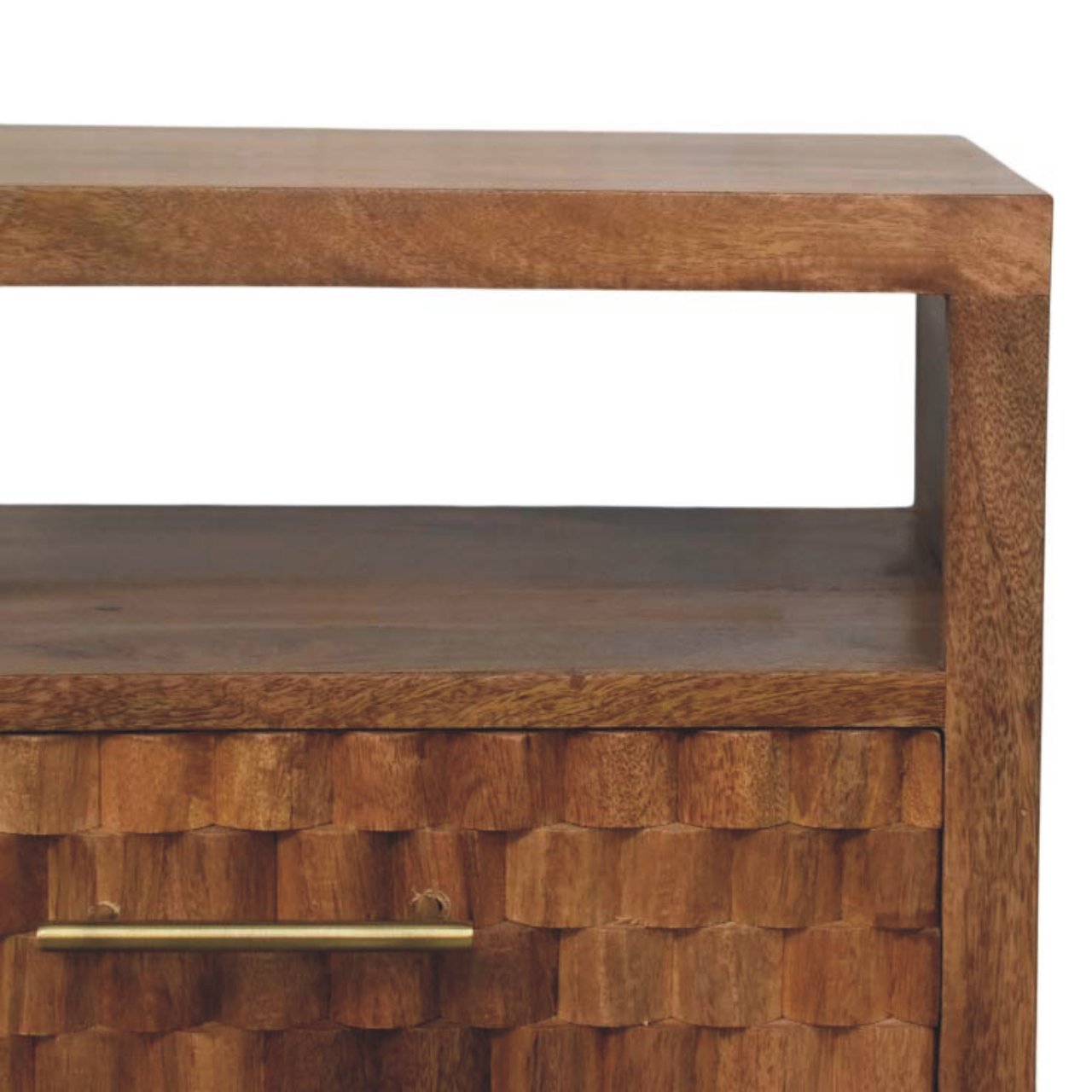 Arno Bedside in Golden Teak - Image 3
