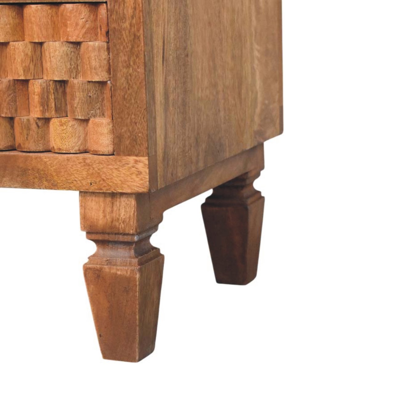 Arno Bedside in Golden Teak - Image 6