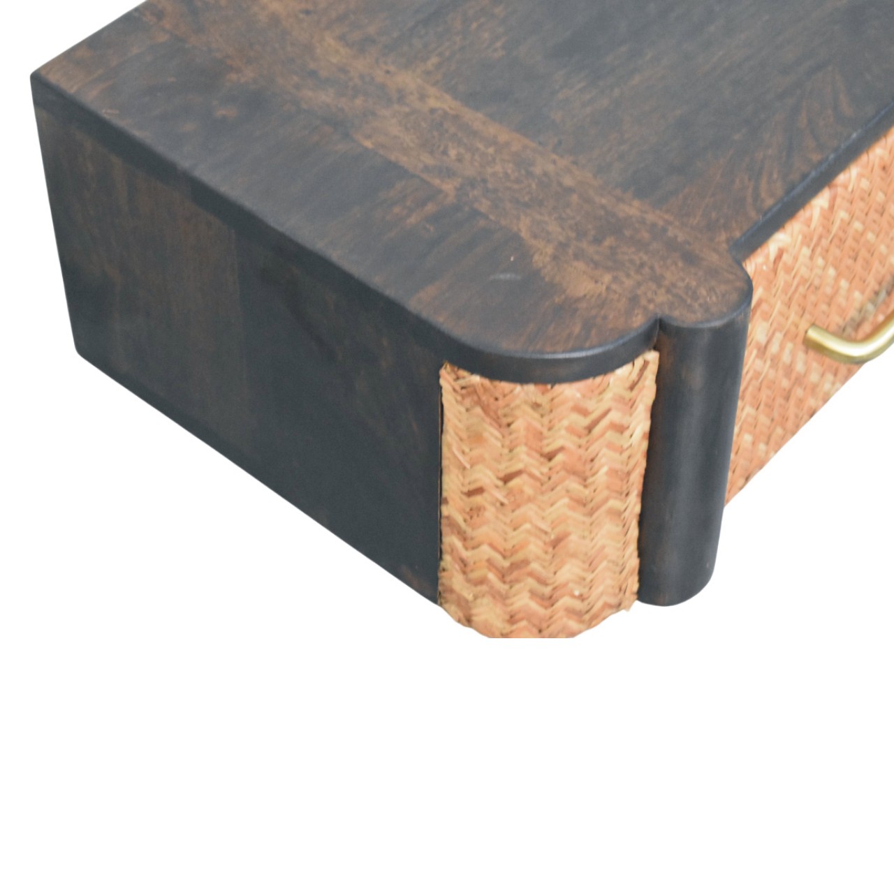 Rattan Curve Wall-Mounted Drawer - Image 4