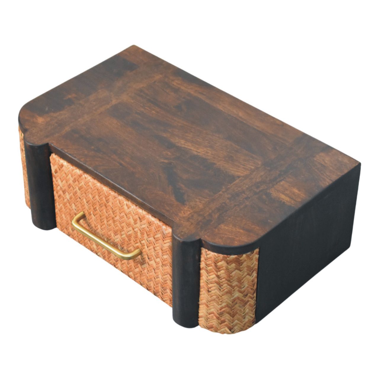 Rattan Curve Wall-Mounted Drawer - Image 5