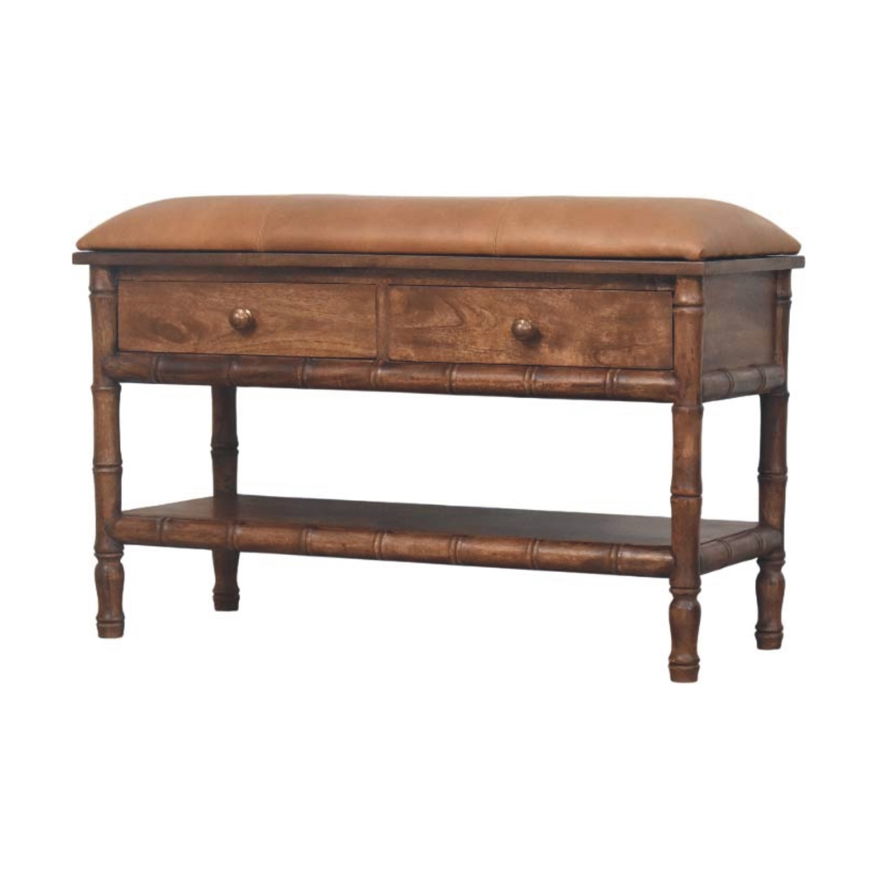 Bamboo Carved Storage - Image 2