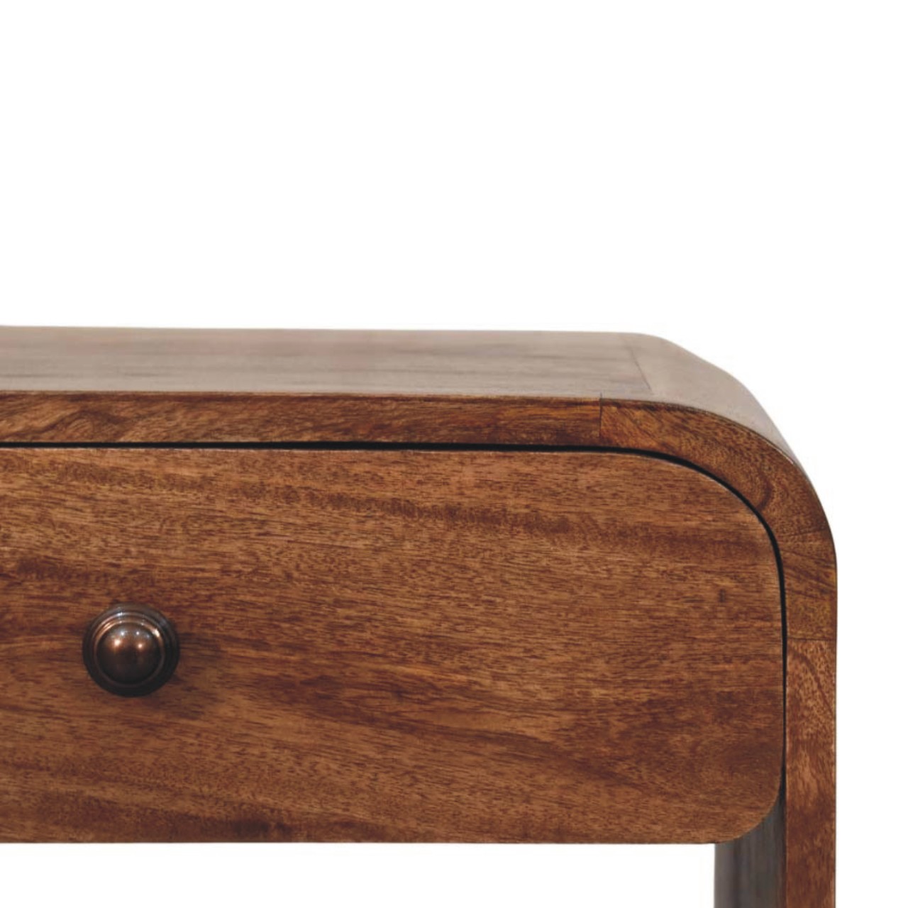 Open Shelf Bedside with Drawer - Image 4