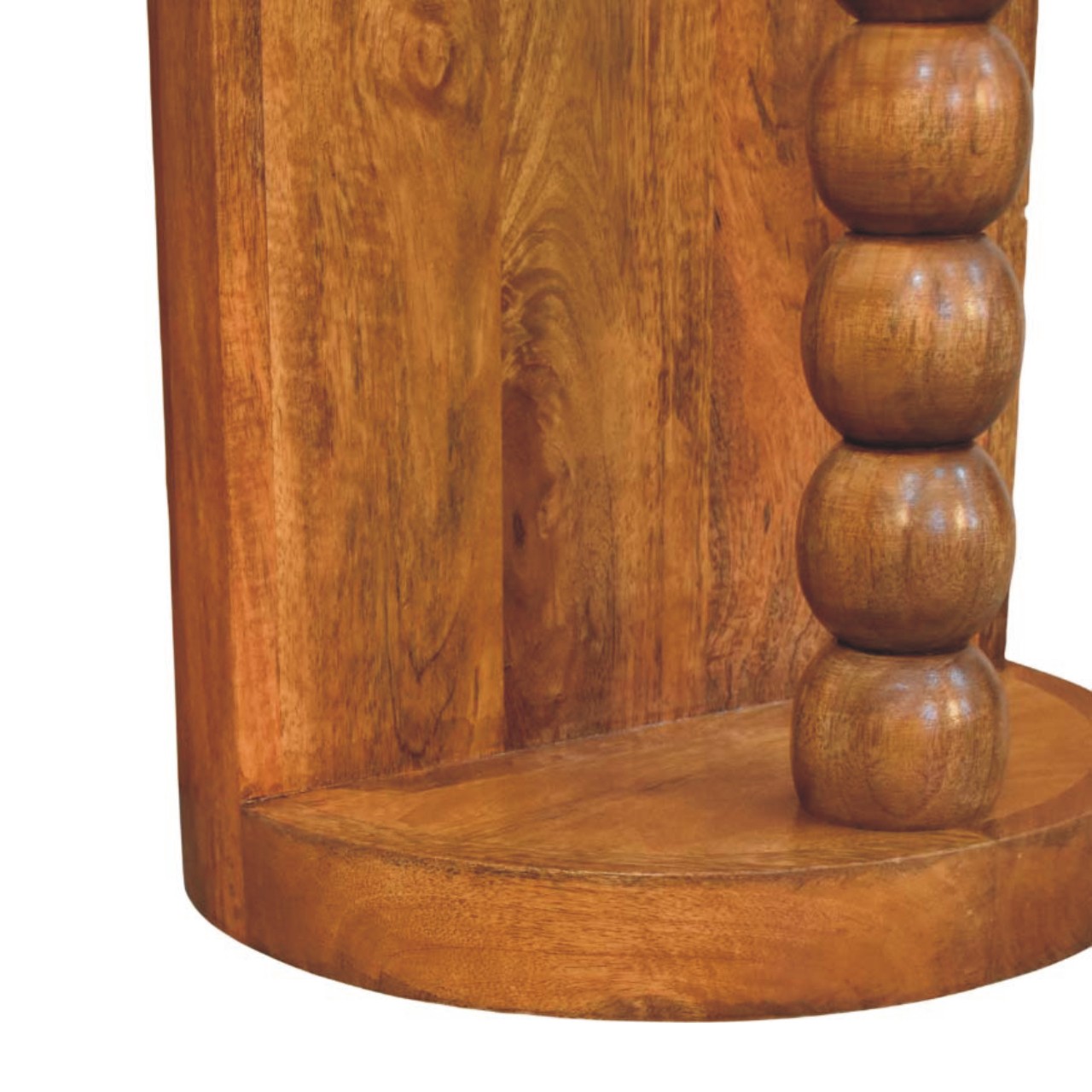 Marble-Top Spindle Side Table - Image 7