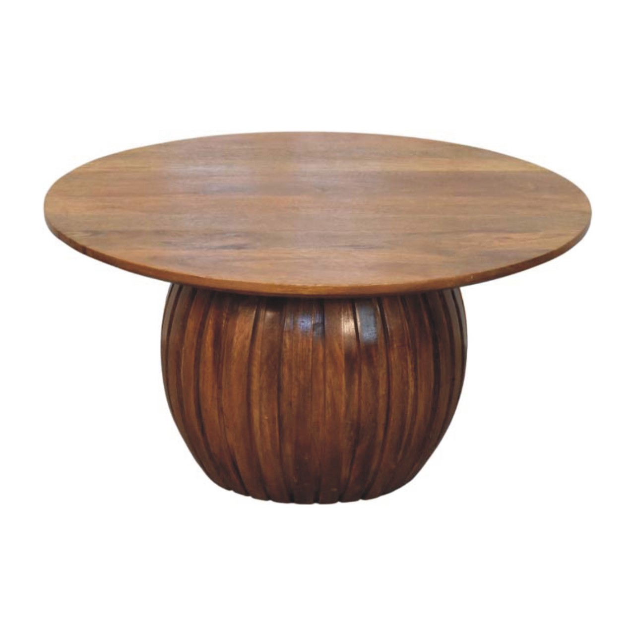 Round Fluted Coffee Table - Image 2