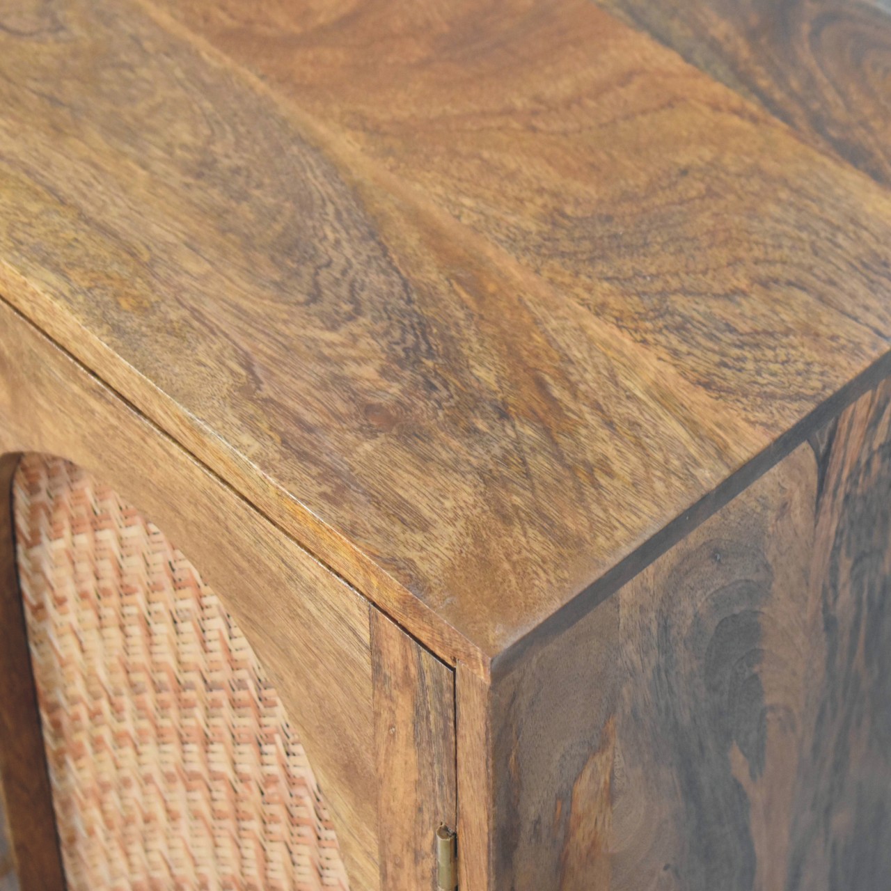 Arched Rattan Two-Door Sideboard - Image 5