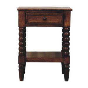 Spindle One Drawer Side Table