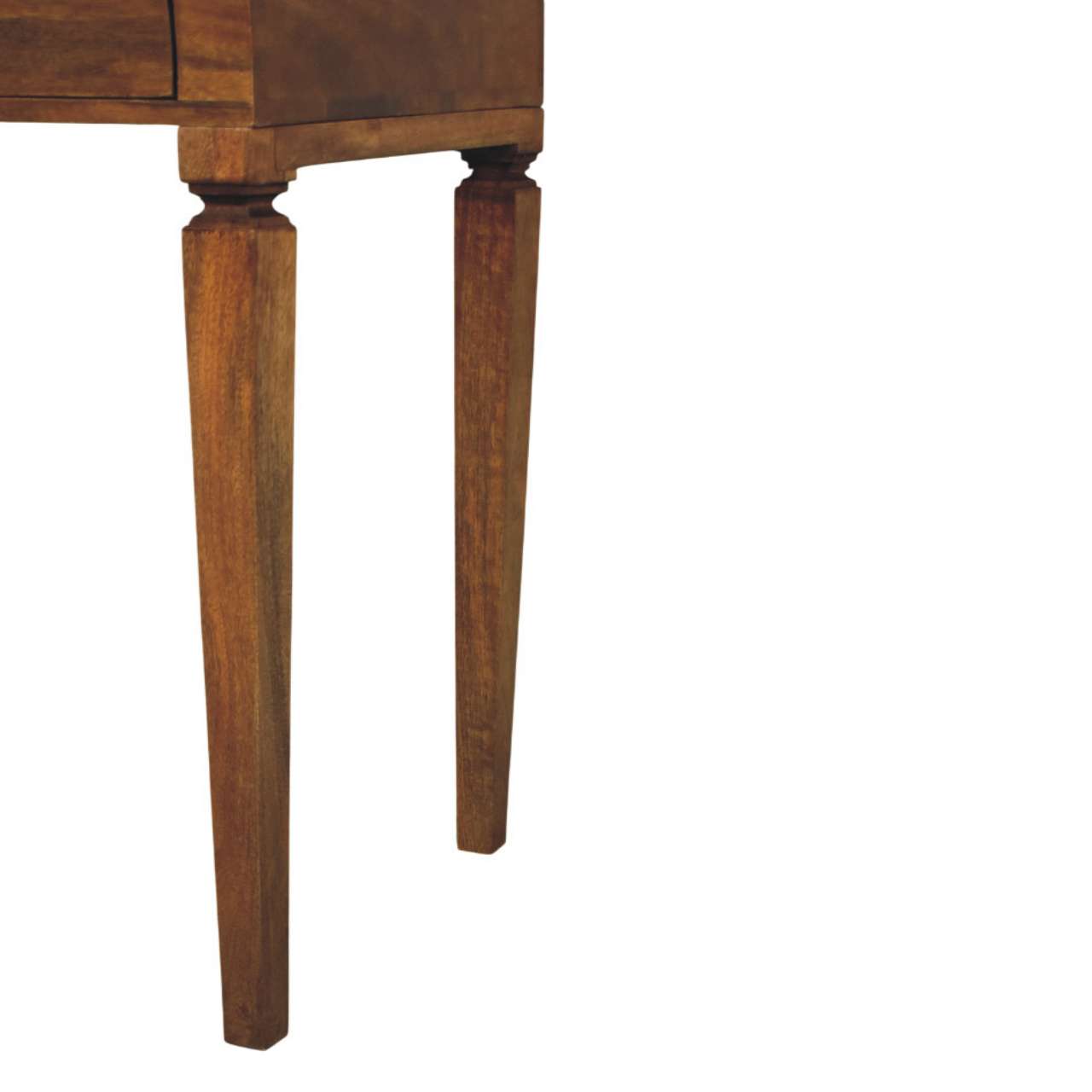 Curved Open Shelf Writing Desk - Image 7