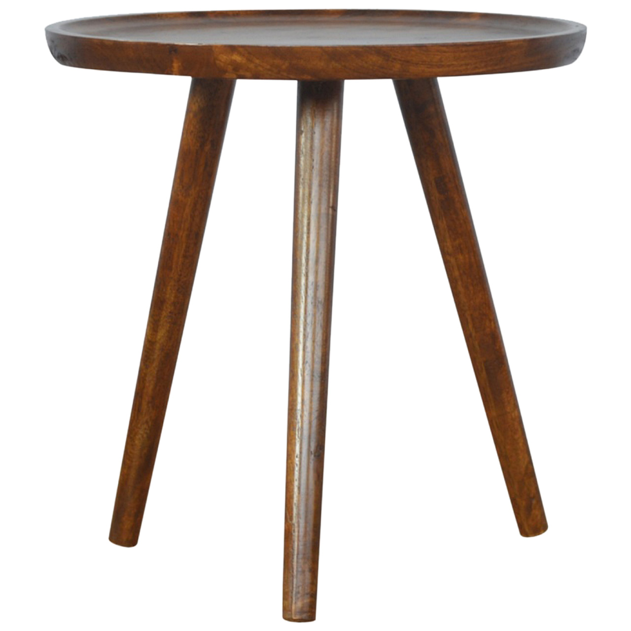 Chestnut Tray Nesting Stools - Image 8