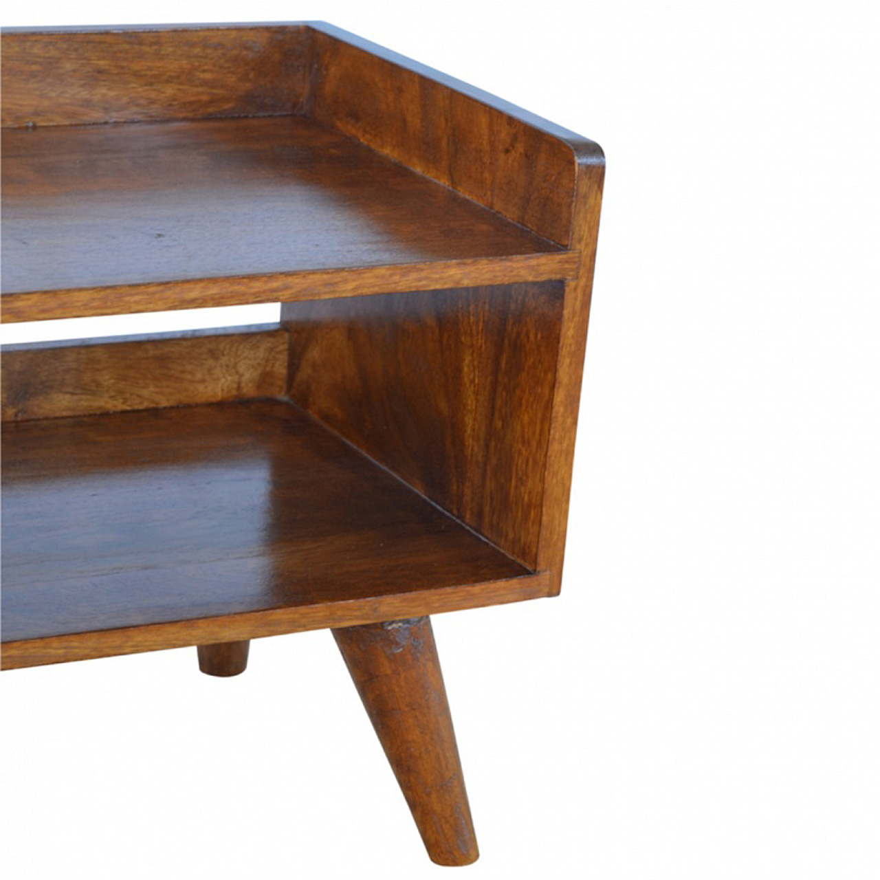 Chestnut Nordic Storage Bench - Image 3