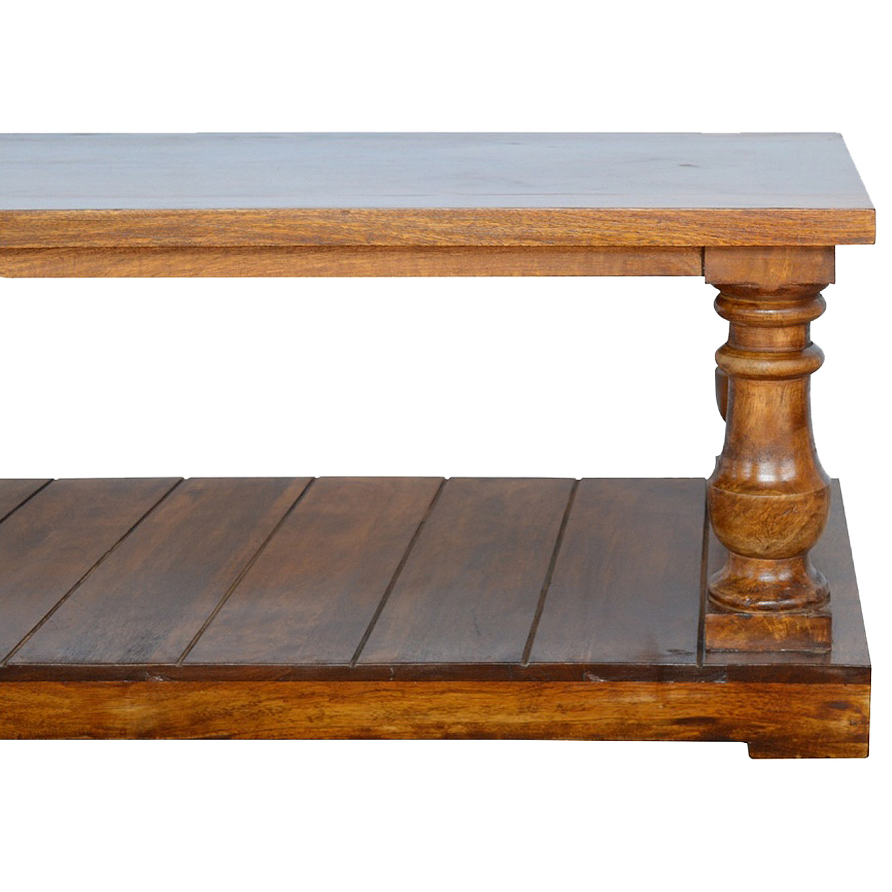 Square Turned Country Coffee Table - Image 3