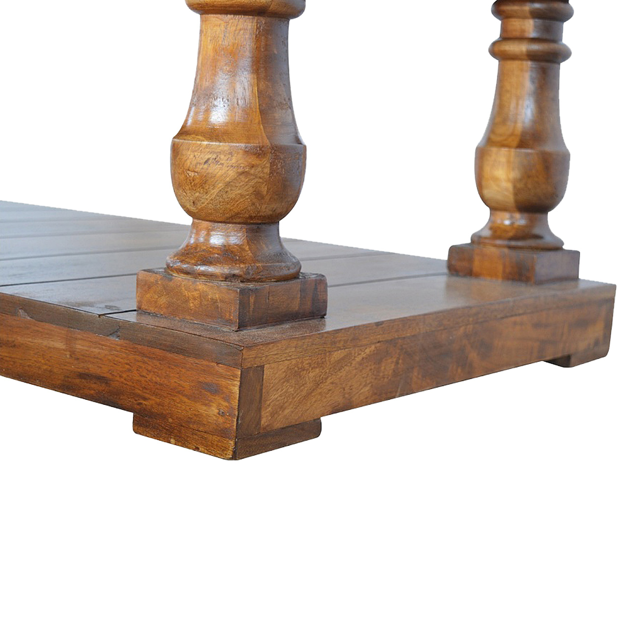 Square Turned Country Coffee Table - Image 5