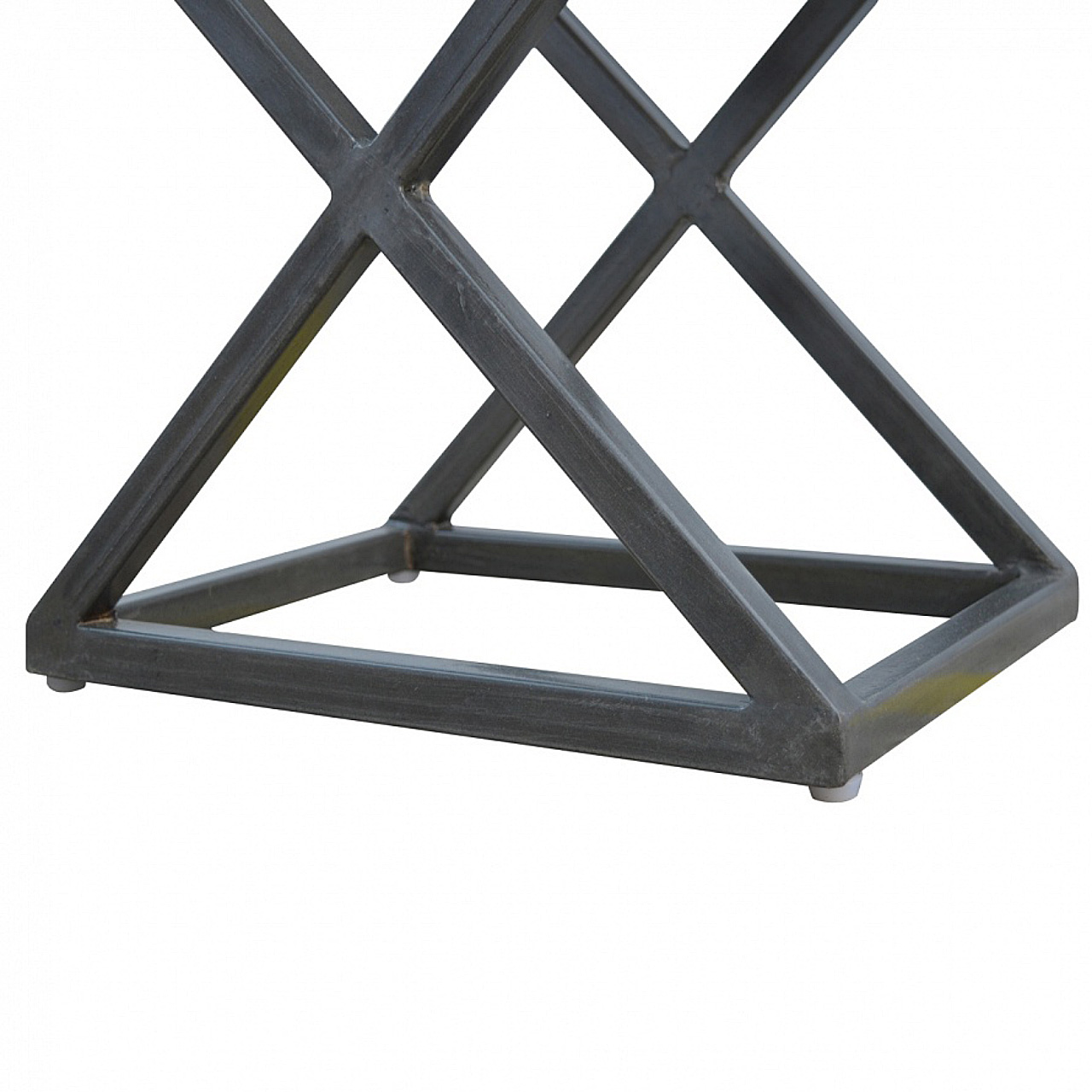 Industrial Cross Metal Coffee Table - Image 7