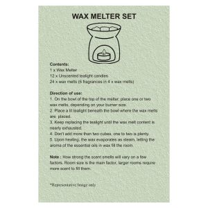 Taya Beige Wax Melter Set (Summer)